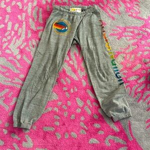 Aviator nation- grey sweatpants- size medium-